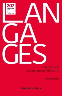 Image de Langages n° 207 (3/2017) Comparaison des marqueurs discursifs