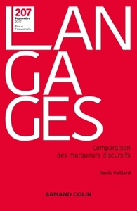 Image de Langages n° 207 (3/2017) Comparaison des marqueurs discursifs