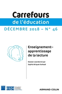 Image de Carrefours de l'éducation n°46 (2/2018)