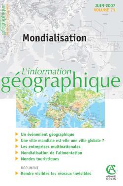 Image de L'information géographique - Vol. 71 (2/2007) Mondialisation