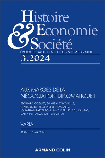 Picture of Histoire, Economie et Société 3/2024