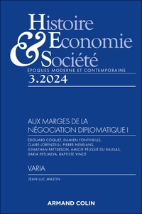 Picture of Histoire, Economie et Société 3/2024