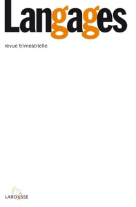Image de Langages n° 191 (3/2013) La concordance des temps : vers la fin d'une « règle » ?