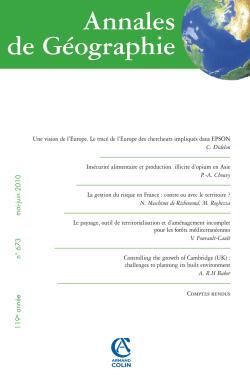 Image de Annales de Géographie n° 673 (3/2010)