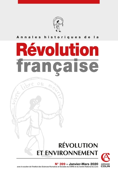 Picture of Annales historiques de la Révolution française Nº399 1/2020 Révolution et environnement