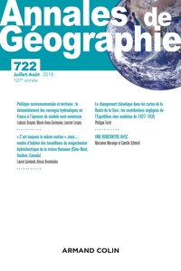 Picture of Annales de géographie - N°722 4/2018 Varia