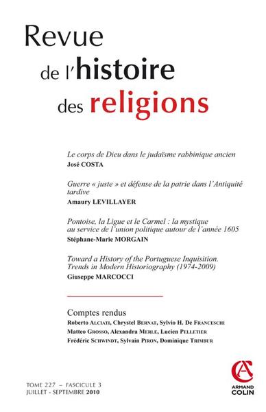 Picture of Revue de l'histoire des religions - Tome 227 (3/2010)