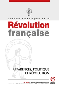 Picture of Annales historiques de la Révolution française Nº409 3/2022