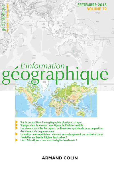 Image de L'information géographique - Vol. 79 (3/2015) Varia