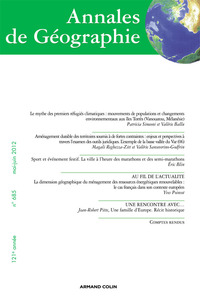 Image de Annales de Géographie n° 685 (3/2012) Patrimonialiser la nature