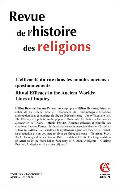 Picture of Revue de l'histoire des religions - Nº2/2026