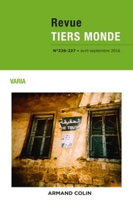 Image de Revue Tiers Monde n° 226-227 (2-3/2016) Varia