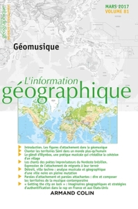 Picture of L'information géographique (1/2017) Géomusique