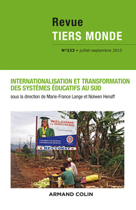 Picture of Revue Tiers Monde n°223 (3/2015) Internationalisation et transformation des systèmes éducatifs au Su