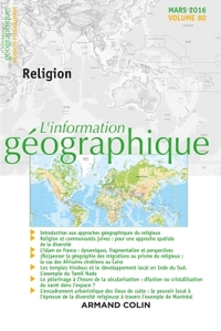 Image de L'information géographique - Vol. 80 (1/2016) Religion