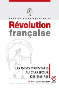 Picture of Annales historiques de la Révolution française n° 375 (1/2014) Les Indes orientales au carrefour des