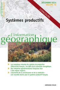 Image de L'information géographique - Vol. 78 (4/2014) Systèmes productifs