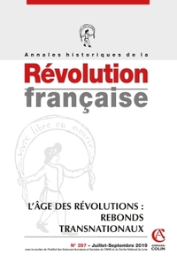 Picture of Annales historiques de la Révolution française Nº397 L'Âge des révolutions : Rebonds transnationaux