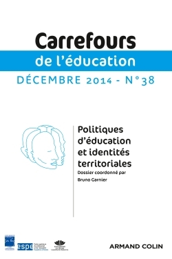 Image de Carrefours de l'éducation n° 38 (2/2014) Politiques d'éducation et identités territoriales