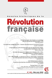 Picture of Annales historiques de la Révolution française Nº408 2/2022