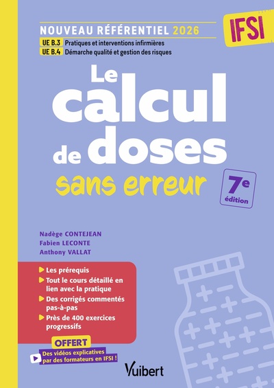 Image de Le calcul de doses sans erreur - IFSI