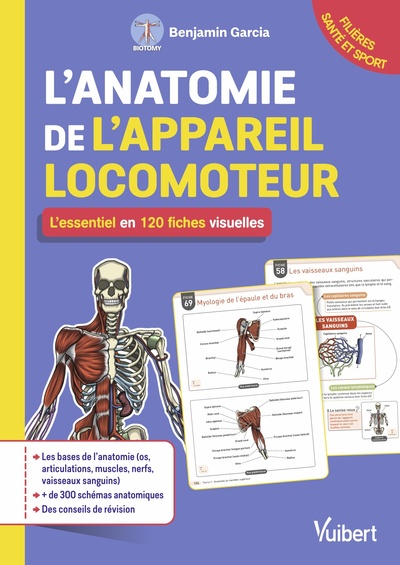 Picture of L'anatomie de l'appareil locomoteur : l'essentiel en 120 fiches visuelles