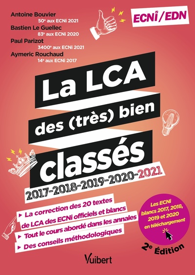 Image de La LCA des (très) bien classés pour les ECNi/EDN