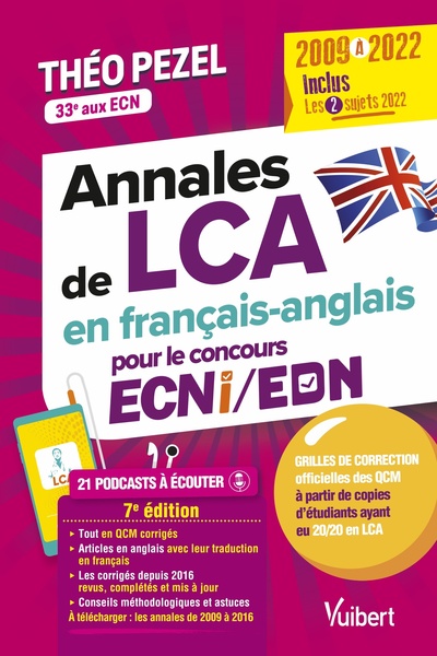 Image de Annales de LCA en français-anglais 2009-2022 pour le concours ECNi/EDN 2023