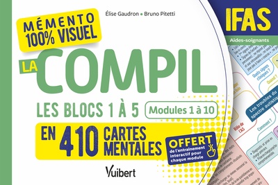 Image de Mémento 100% visuel  - La compil IFAS : Les Blocs 1, 2, 3, 4 et 5 en 410 cartes mentales