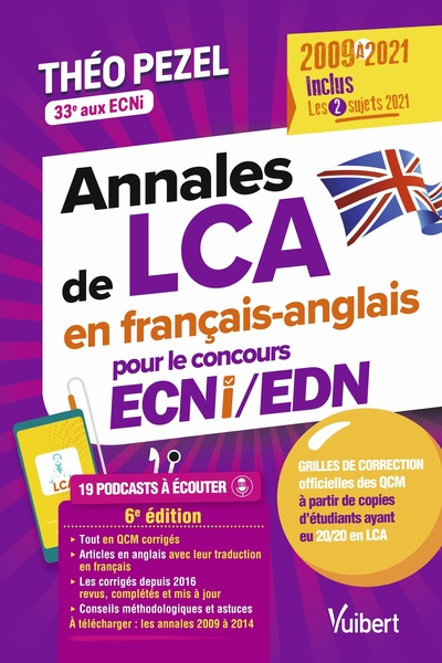 Image de Annales de LCA en français-anglais 2009-2021 pour le concours ECNi/EDN