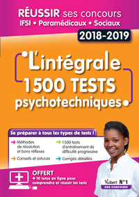Image de L'intégrale 1500 Tests psychotechniques - Concours IFSI, paramédicaux et sociaux