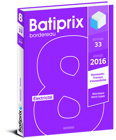 Picture of PACK DES 8 VOLUMES BATIPRIX 2016