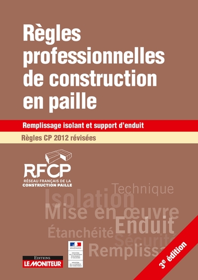 Picture of Règles professionnelles de construction en paille Régles CP 2012 révisées