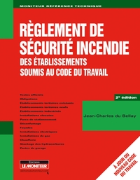 Picture of Règlement de sécurité incendie des établissements soumis au Code du travail