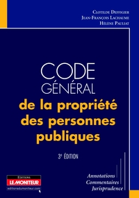 Picture of Code général de la propriété des personnes publiques