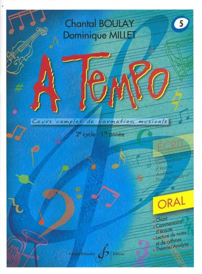 Image de A TEMPO - PARTIE ORALE - VOLUME 5