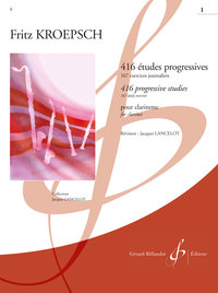 Image de 416 ETUDES PROGRESSIVES VOLUME 1