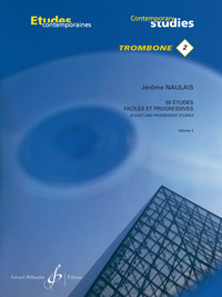 Image de 50 ETUDES FACILES ET PROGRESSIVES VOL2 : 25 ETUDES POUR TROMBONE