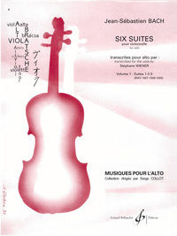 Image de SIX SUITES POUR ALTO - SUITES 1.2.3. - VOLUME 1