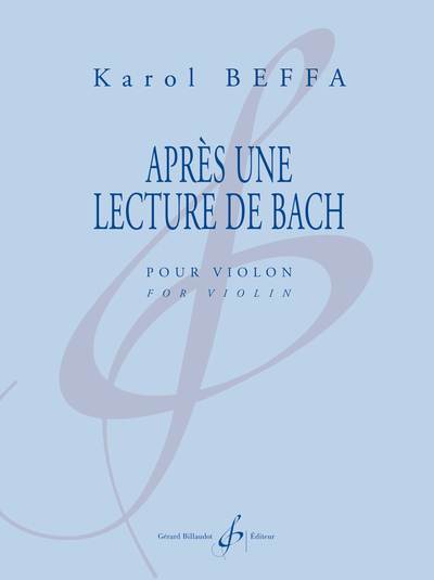 Image de APRES UNE LECTURE DE BACH