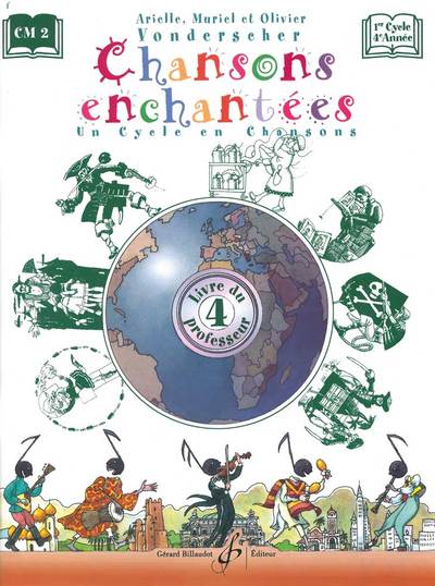Image de CHANSONS ENCHANTEES VOLUME 4 - LIVRE DU PROFESSEUR