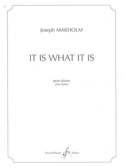 Image de IT IS WHAT IT IS