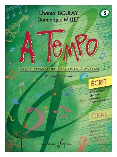 Image de A TEMPO - PARTIE ECRITE - VOLUME 5