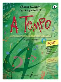 Image de A TEMPO - PARTIE ECRITE - VOLUME 5