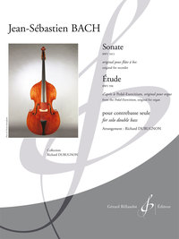 Picture of SONATE BWV 1013 - ETUDE BWV 598