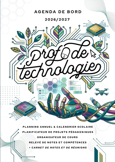 Image de Agenda de bord 2026/2027 professeur de technologie