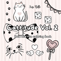 Picture of Cattitude Vol. 2 coloring book