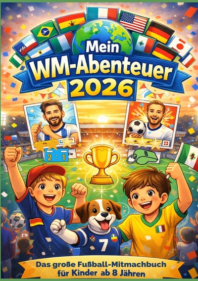 Image de Mein WM-Abenteuer 2026  - Das große Fußball-Mitmachbuch für Kinder ab 8 Jahren