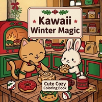 Image de Kawaii Winter Magic - Cute Cozy Coloring Book:Malbuch für Erwachsene & Teens