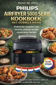 Picture of PHILIPS AIRFRYER 5000 SERIE KOOKBOEK MET DUBBELE MAND